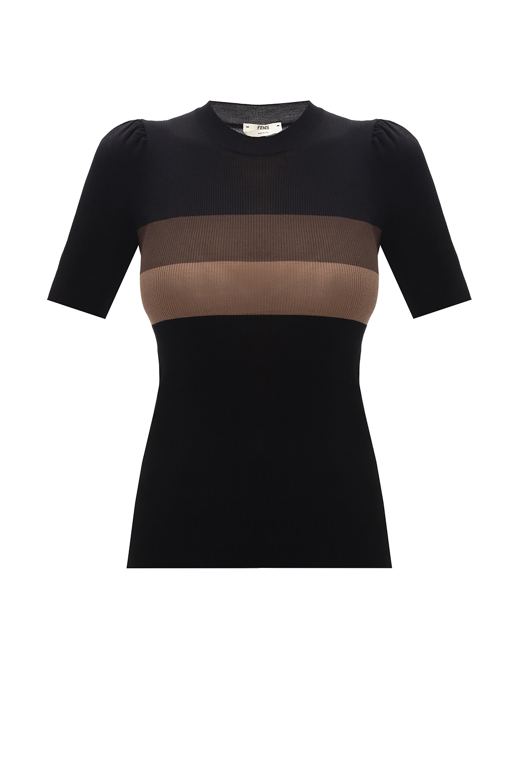 Fendi short fashion sleeve sweater